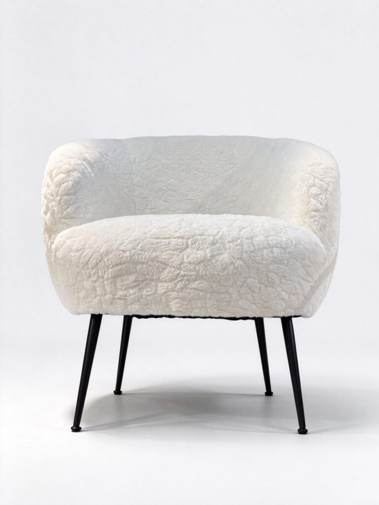 Armless Slipper Accent Chair