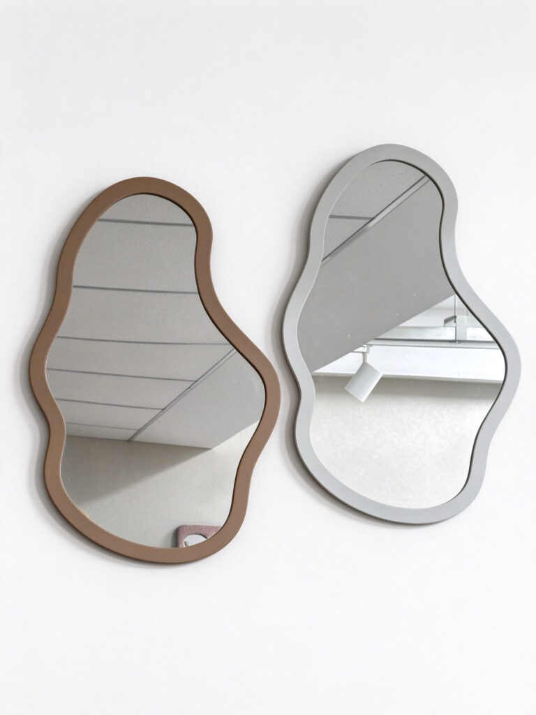 Irregular Asymmetrical Wall Mirror Set