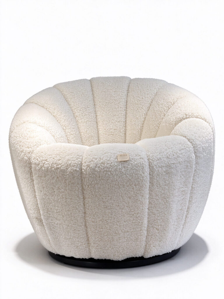 Petal Arm Upholstered Armchair
