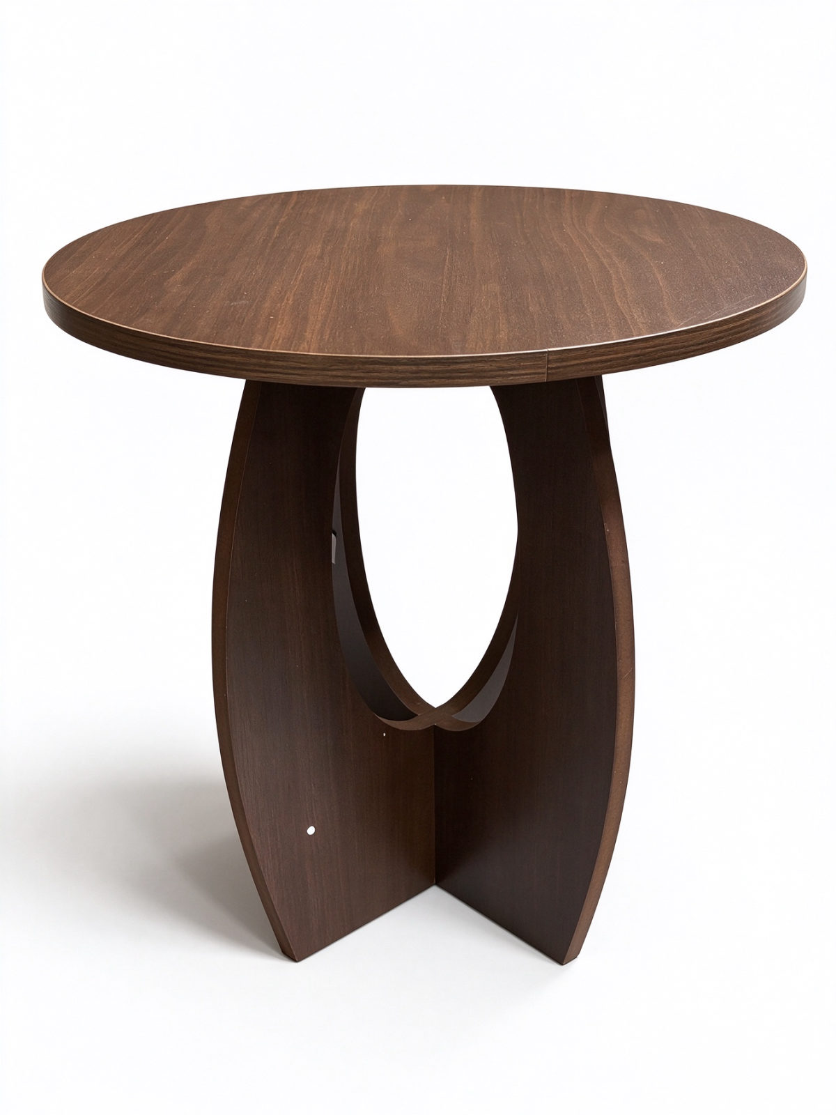 Round Storage End Table with Natural Wood Top and Black Drum Body – Nightstand for Bedroom | dorishome - Dorishome