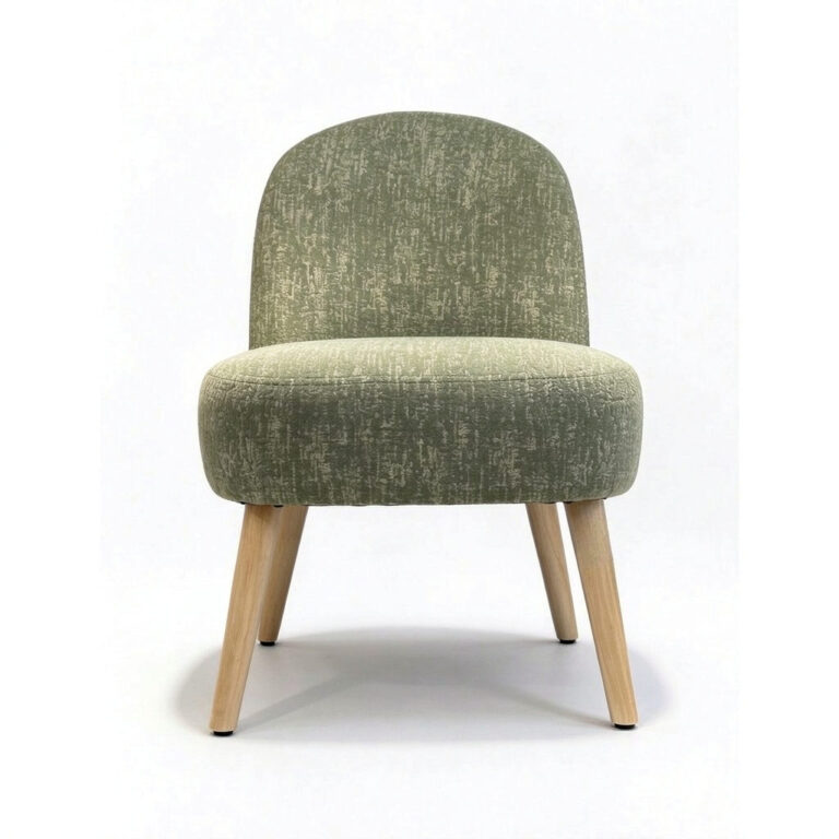 Teddy Boucle Swivel Barrel Chair – Round Pumpkin Shaped Upholstered Accent Chair -  - 4