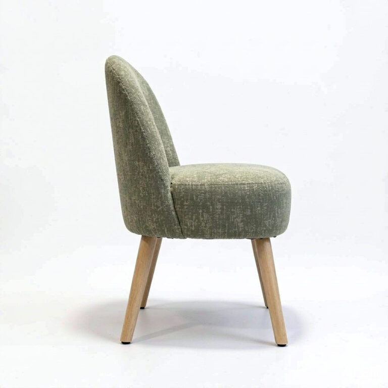 Teddy Boucle Swivel Barrel Chair – Round Pumpkin Shaped Upholstered Accent Chair -  - 2